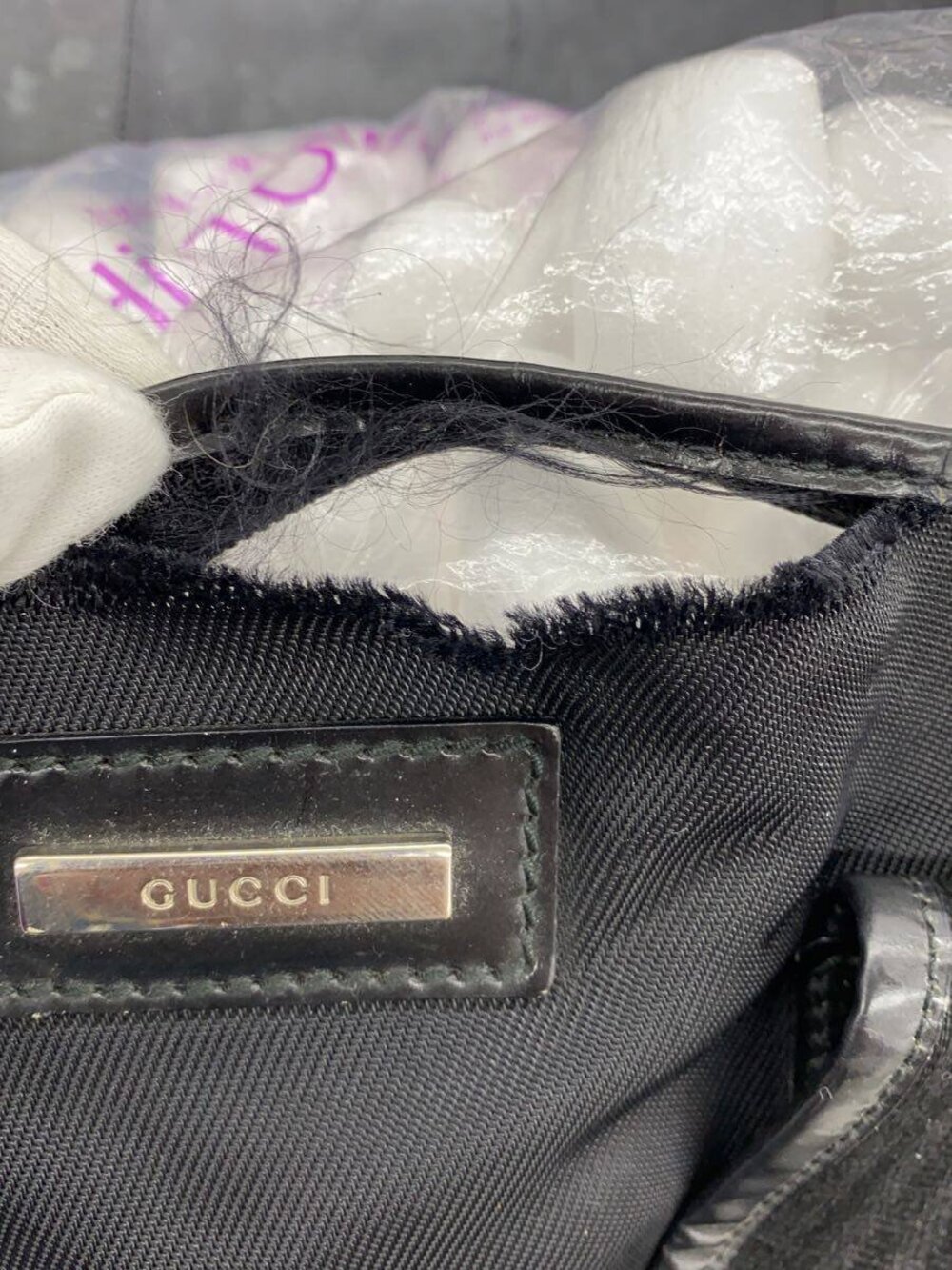 Gucci Boston Duffle Weekender Bag Black - Picture 7 of 7